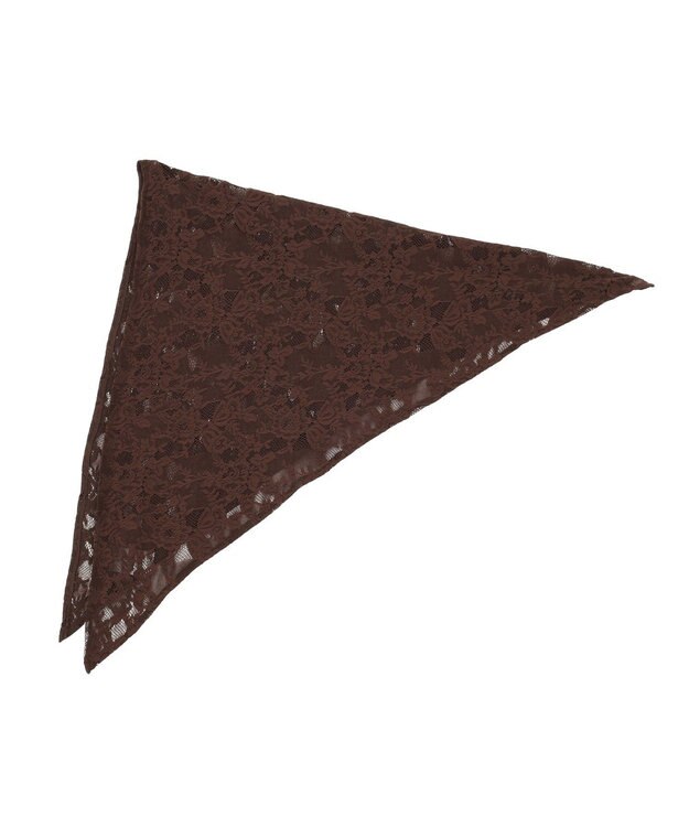 Green Parks ＳＥＴ２点フォトＴシャツ＋レーススカーフ Brown