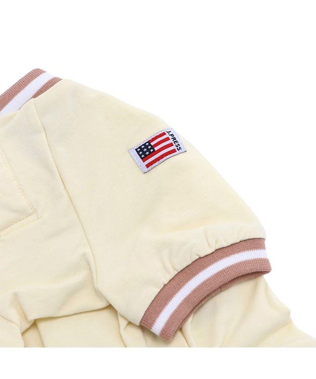 PET PARADISE J.PRESS バックブルドッグ スカートつなぎ 小型犬 ホワイト