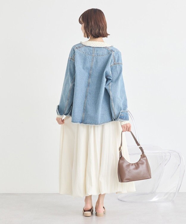 earth music&ecology バルーンスカート Ivory