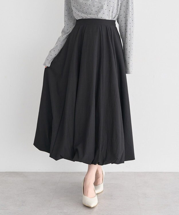 earth music&ecology バルーンスカート Black