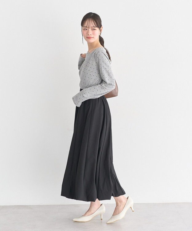 earth music&ecology バルーンスカート Black