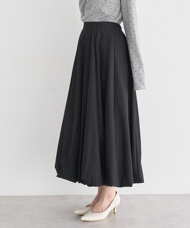 earth music&ecology バルーンスカート Black