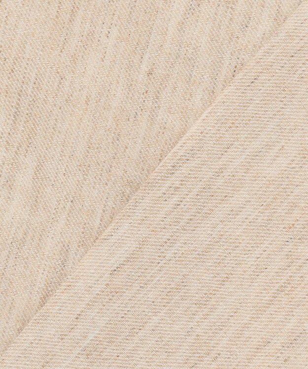 自由区 S 【カタログ掲載・接触冷感・UVカット・洗える】リネンミックスツィル ジレ サンド