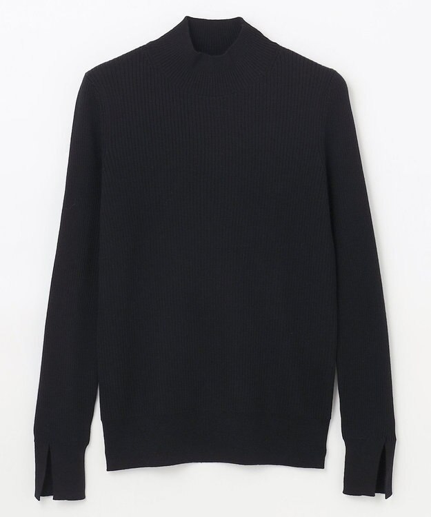 GRACE CONTINENTAL メリノウールリブトップ ブラック