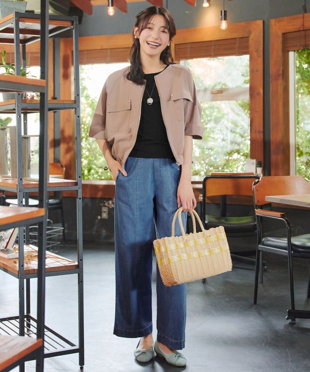 Tiaclasse シアーシャツ＋タンクトップセット（2点セット） オフホワイト