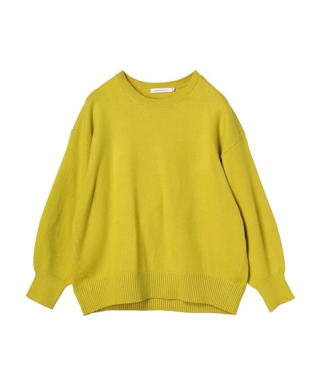 AMERICAN HOLIC バイパチ袖ボリュームニットプルオーバー　 Yellow