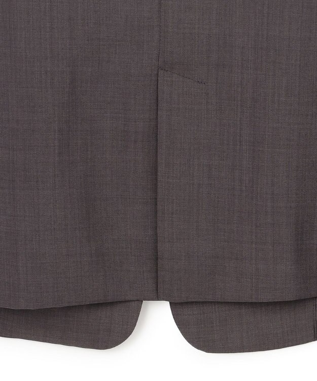 ICB L Peラミーシアータフタ 半袖ジャケット チャコール