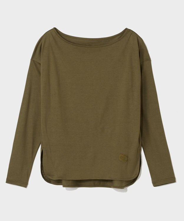 GRACE CONTINENTAL 天竺ドルマントップ カーキ