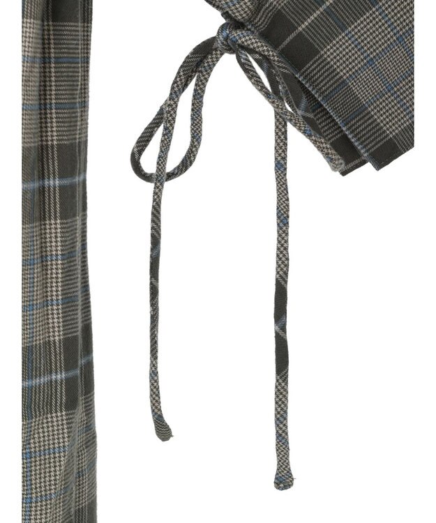 Green Parks ＫＢＦ　袖ボリュームシャツワンピース Khaki