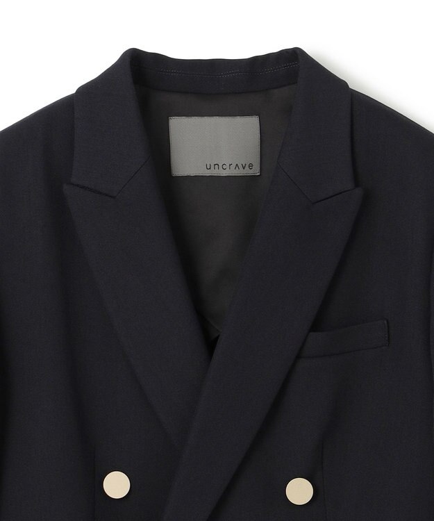 uncrave TWドビードスキン ブレザー ネイビー