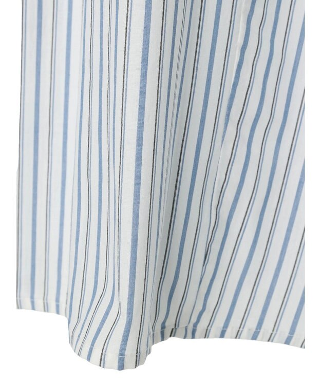 Green Parks Ｉ　切替ロングシャツワンピース Stripe