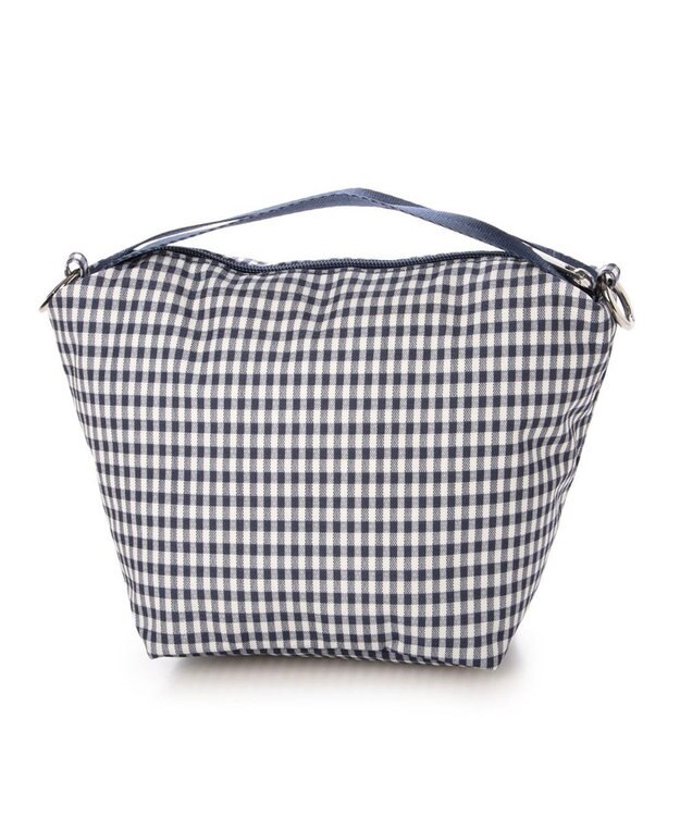 UNBILLION VERYコラボ カシュカシュ cachecache / ナイロンドローコード2wayショルダー ネイビーミックス