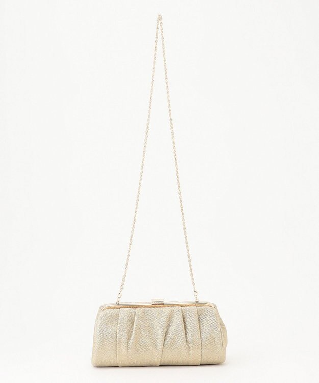 23区 【APPLAUDIR】ラメクラッチバッグ ゴールド系