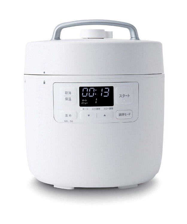 YAMATO テーブル＆キッチン 【siroca】電気圧力鍋おうちシェフ  ホワイト  SP-2DF231(W) ホワイト