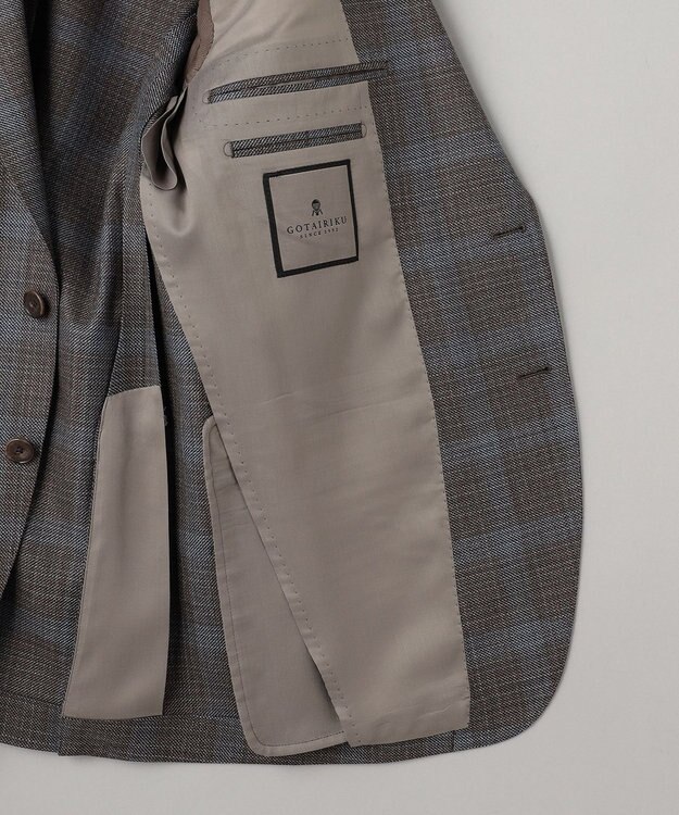 GOTAIRIKU 【REDA】TIMELESS HARMONY ジャケット_ブラウン×ブルー ブラウン×ブルー