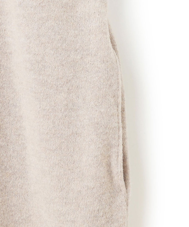 23区 S 【洗える】カシミヤブレンド タートルネック ニットワンピース ベージュ系