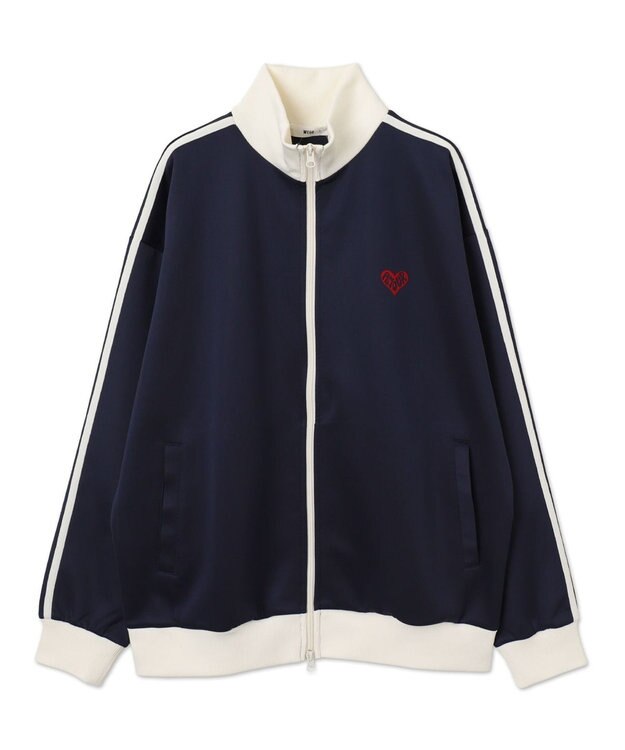 WEGO 【ユニセックス着用ITEM】ライントラックジャケット ネイビー