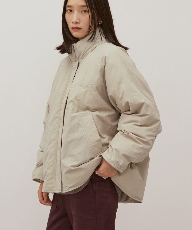 AMERICAN HOLIC ミドル丈モンスターコート Light Beige