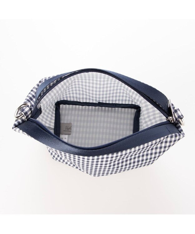 UNBILLION VERYコラボ カシュカシュ cachecache / ナイロンドローコード2wayショルダー ネイビーミックス