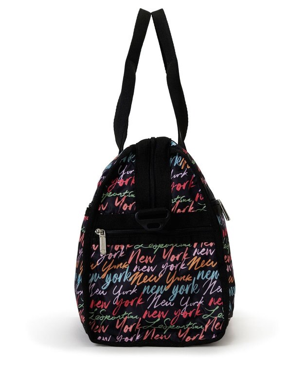 LeSportsac DELUXE MED WEEKENDER/NYCスクリプトブラック NYCスクリプトブラック