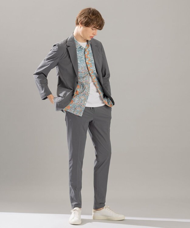 JOSEPH HOMME ハイゲージアムンゼンジャージー  ジャケット ライトグレー系