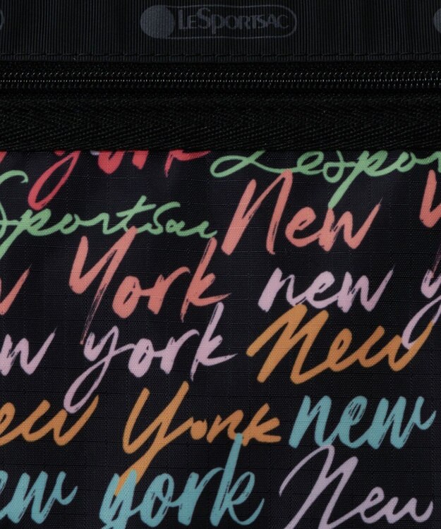 LeSportsac DELUXE MED WEEKENDER/NYCスクリプトブラック NYCスクリプトブラック