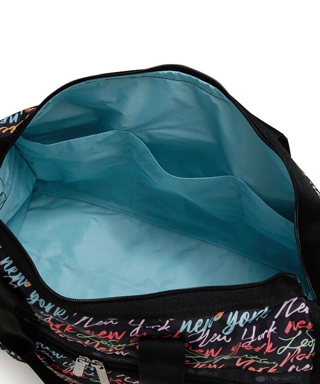 LeSportsac DELUXE MED WEEKENDER/NYCスクリプトブラック NYCスクリプトブラック