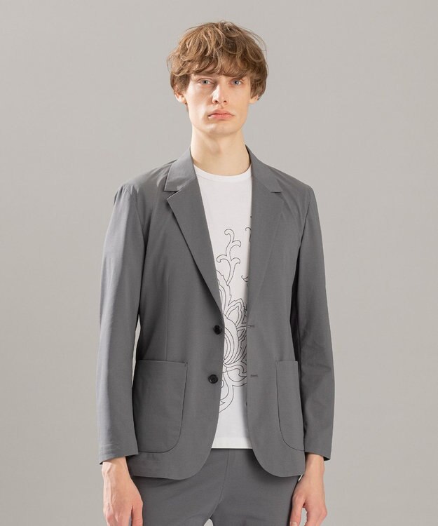 JOSEPH HOMME ハイゲージアムンゼンジャージー  ジャケット ライトグレー系