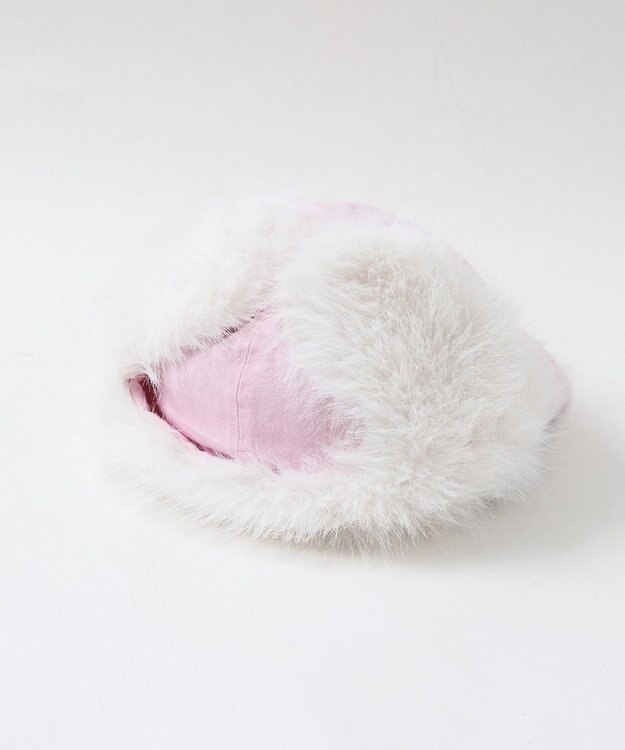 WEGO ラインストーンドッグイヤーキャップ ライトピンク