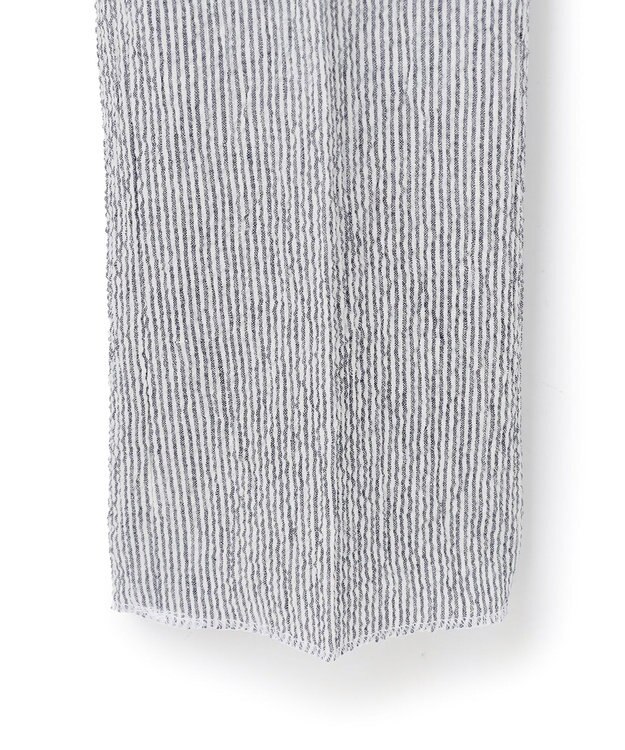 J.PRESS MEN ストレッチリネンサッカー パンツ ネイビー系1