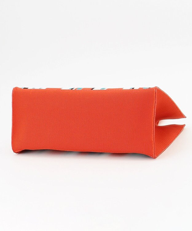 23区 ニットトートバッグ オレンジ系2