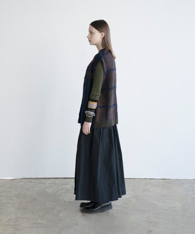 COQ MATAGI モヘアニットベスト ネイビー