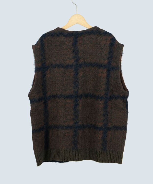 COQ MATAGI モヘアニットベスト ネイビー