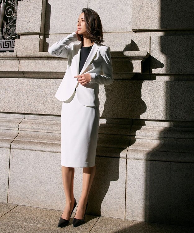 BEIGE， 【L-size】LUIZA / タイトスカート White