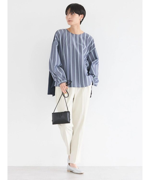 AMERICAN HOLIC 異素材バックタックドッキングプルオーバー Navy