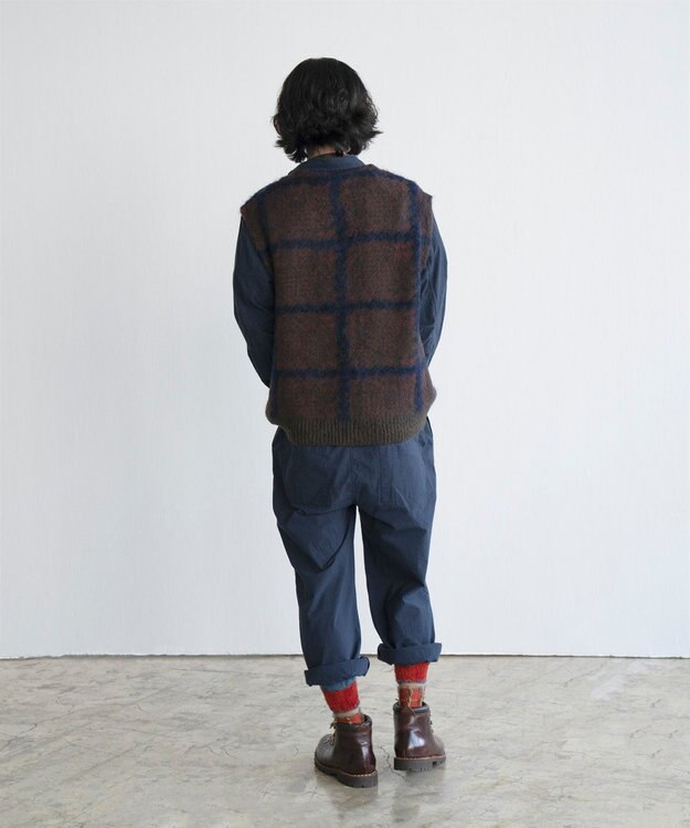 COQ MATAGI モヘアニットベスト ネイビー