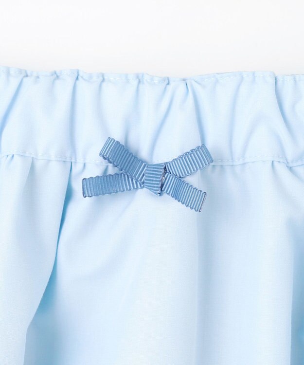 組曲 KIDS 【150-160㎝】フラワーパッチワークスカート サックスブルー系5