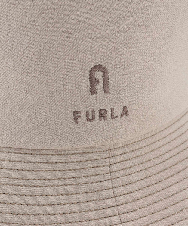 MOONBAT 【洗える】FURLA(フルラ) 中つば平天ハット UV 日本製 ベージュ