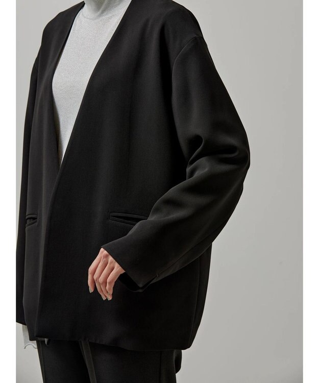 AMERICAN HOLIC ニュアンスジャケット／ＰＲＥＭＩＵＭ Black