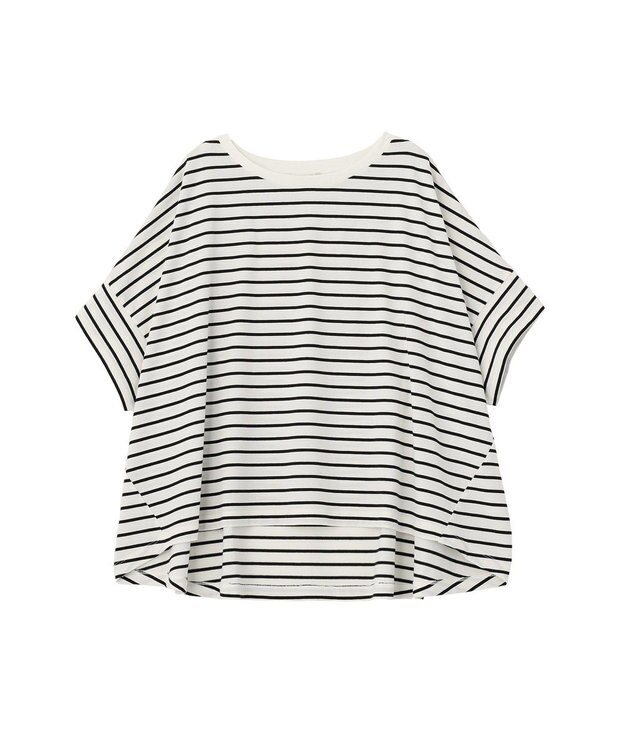 Green Parks 【適ON】遮熱ドルマンカットプルオーバー Border