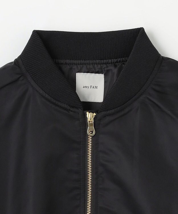 ANY 【撥水/洗濯機可】ＭＡー１ブルゾン ブラック