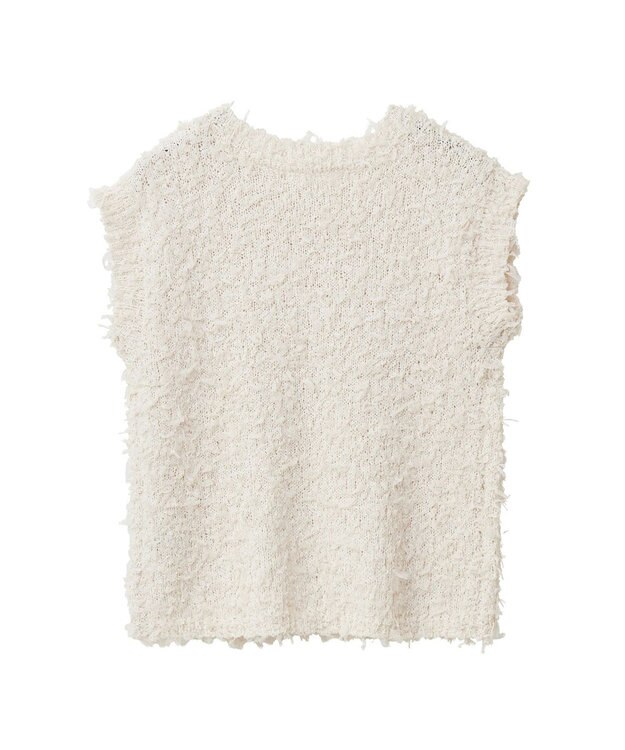 Green Parks ・ｓｗｉｎｇ　ｂｙ　チュールヤーンプルオーバー Ivory