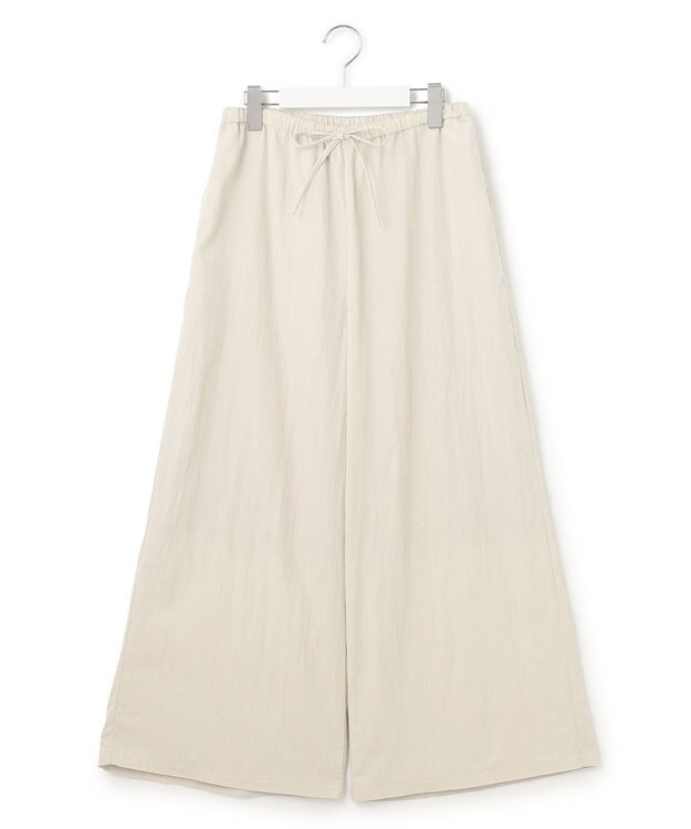 J.PRESS YORK STREET 【WOMEN】リラックスワイドパンツ アイボリー系