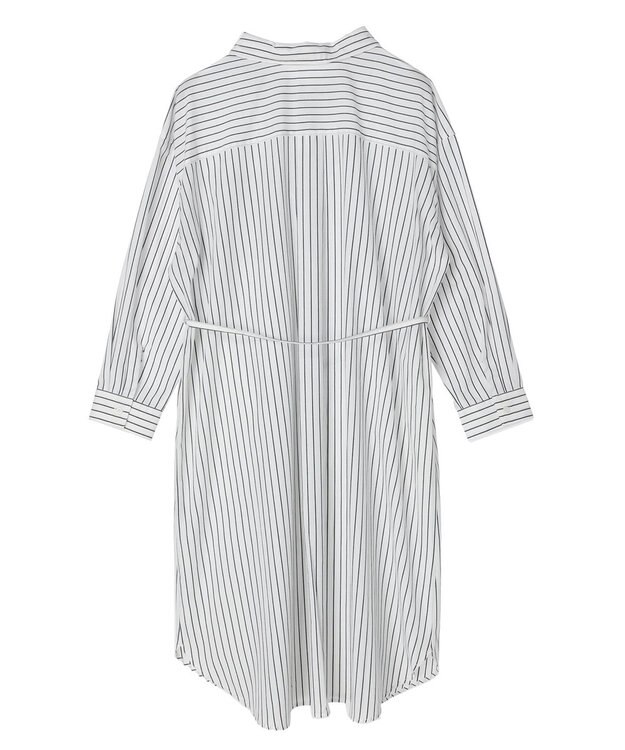 Green Parks ミドル丈シャツワンピース Navy