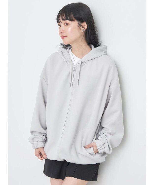 earth music&ecology ＵＶカット加工パーカー Light Gray