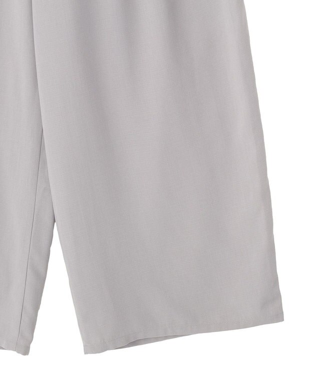 Green Parks セミワイドスラックスパンツ Light Gray