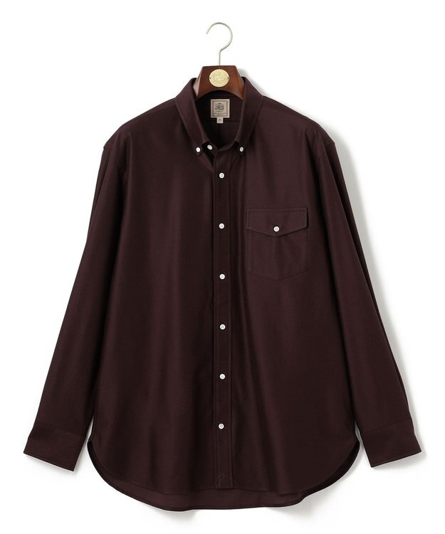 J.PRESS MEN 【KING SIZE】KANEMASA KNITTING デニムジャージ シャツ ブラウン系