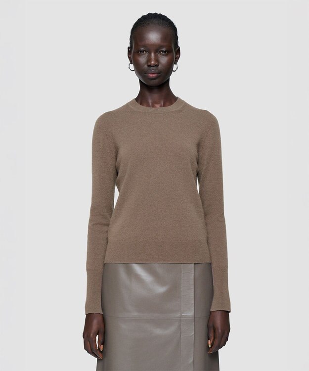 JOSEPH 【洗える】ライトピュアカシミヤニット Mushroom