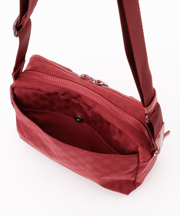 Y'SACCS 【ムック本掲載】Polka Dots スクエアポシェット ワイン