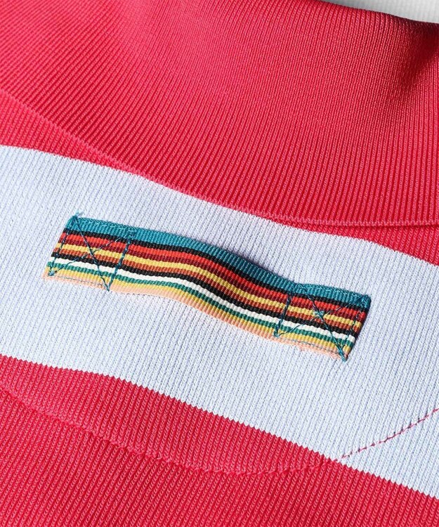 Paul Smith Paul Smith Loves Barbour Felton Knitted ポロシャツ チェリー